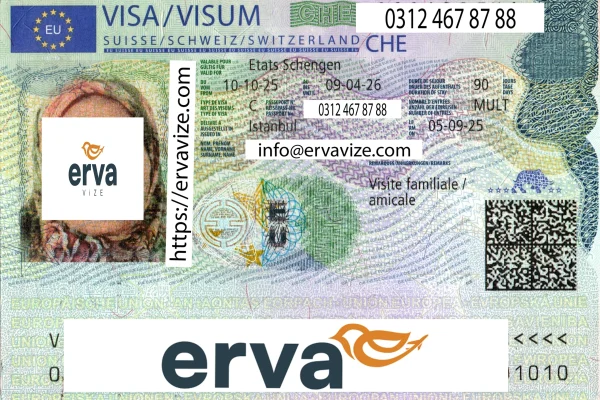 Erva Vize İsviçre vize başvuru sonuçlarından örnek 2