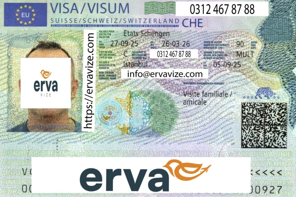 Erva Vize İsviçre vize başvuru sonuçlarından örnek 1